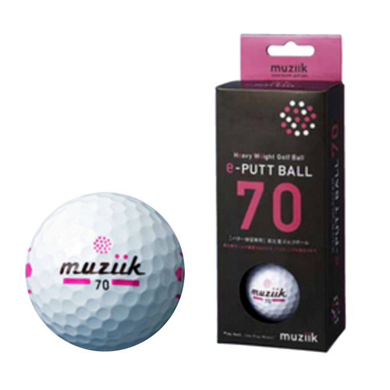 muziik e-PUTT ボール 70 2P ゴルフの大画像