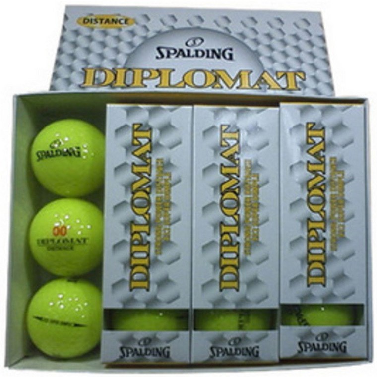 ディプロマットカラー Strong Power Distance ボール ボール 新品 Diplomat スポルディング の通販 Gdoゴルフ ショップ