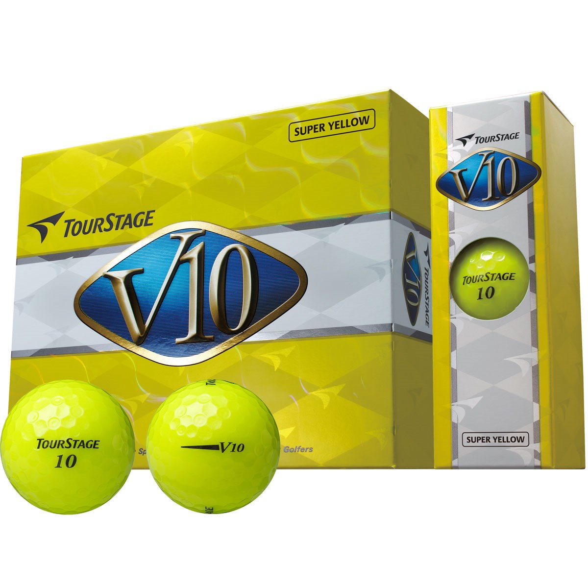 V10ボール(ボール（新品）)|TOURSTAGE(ブリヂストン) VXの通販 - GDOゴルフショップ(0000401072)