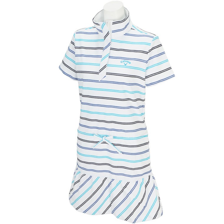 リップルボーダーシャツワンピース レディス キャロウェイゴルフ Callaway Golf 241 1139 通販 Gdoアウトレット