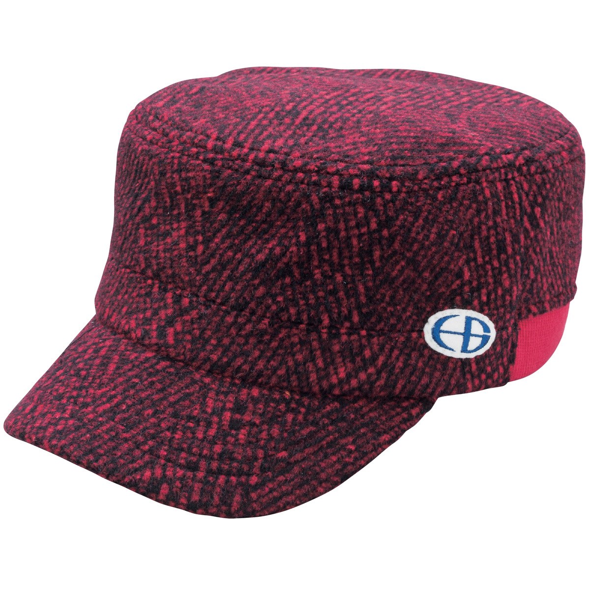 [アウトレット] [在庫限りのお買い得商品] エドウイン ヘリンボーン柄ワークキャップ ゴルフウェア 帽子の大画像