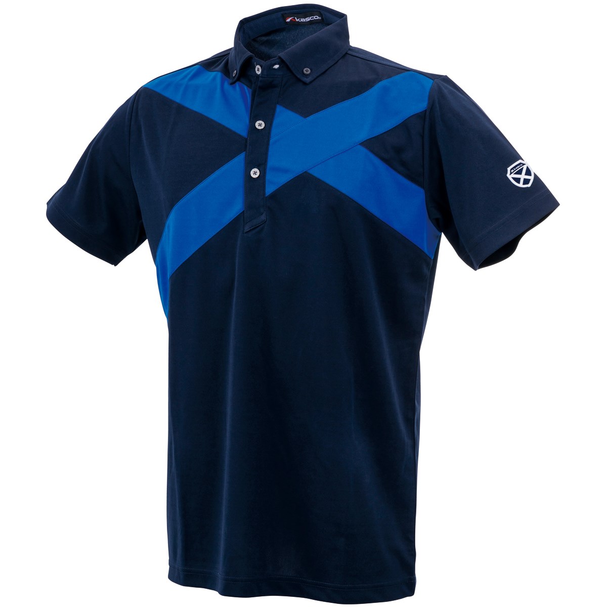  [更に値下げしました] キャスコ スムースボタンダウン半袖ポロシャツ ゴルフウェア