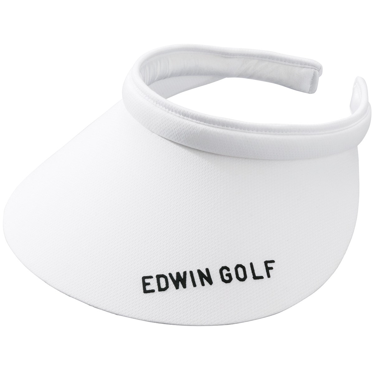[会員割引強化中] エドウイン COOLMAXドビーツバ広サンバイザー ゴルフウェア 帽子の大画像