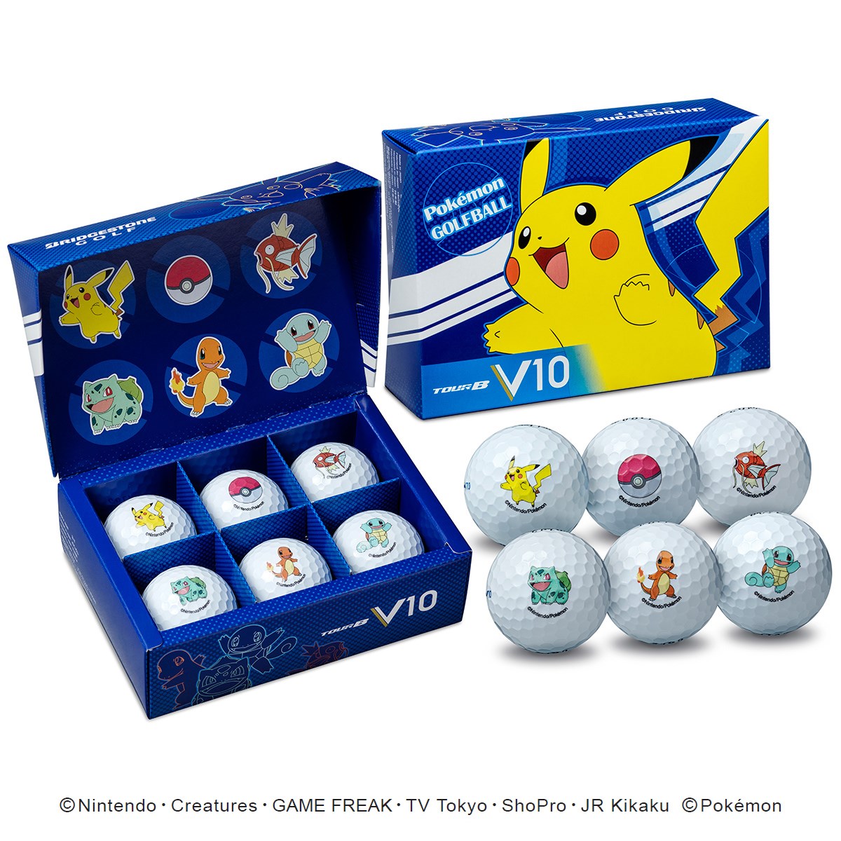 ポケモンtour B V10 ボール 半ダース ボール 新品 Tour B V10 ブリヂストン Rvwypkの通販 Gdoゴルフ ショップ