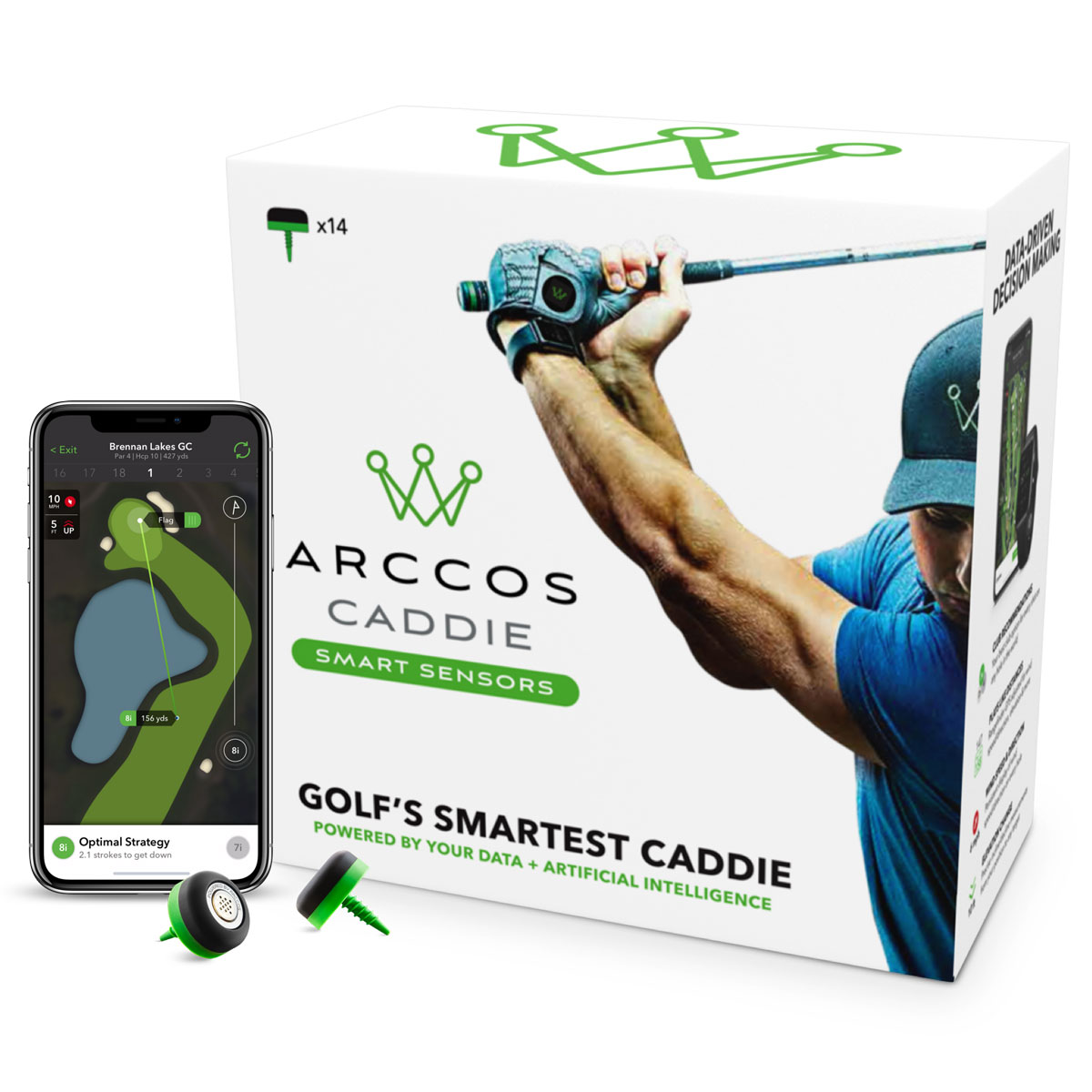  Arccos Caddie Smart Sensors 【対応OS】　iOS 10以降