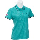 [アウトレット] [在庫限りのお買い得商品] アドミラル カモフラージュ エンボス 半袖ポロシャツ ゴルフウェアの画像