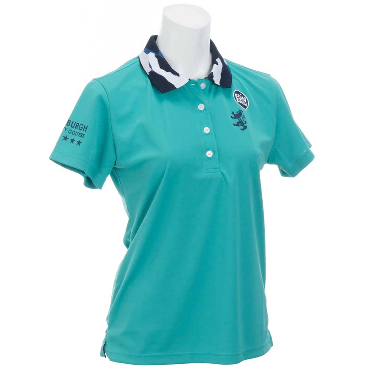  [アウトレット] [在庫限りのお買い得商品] アドミラル 襟カモフラージュ 半袖ポロシャツ ゴルフウェア