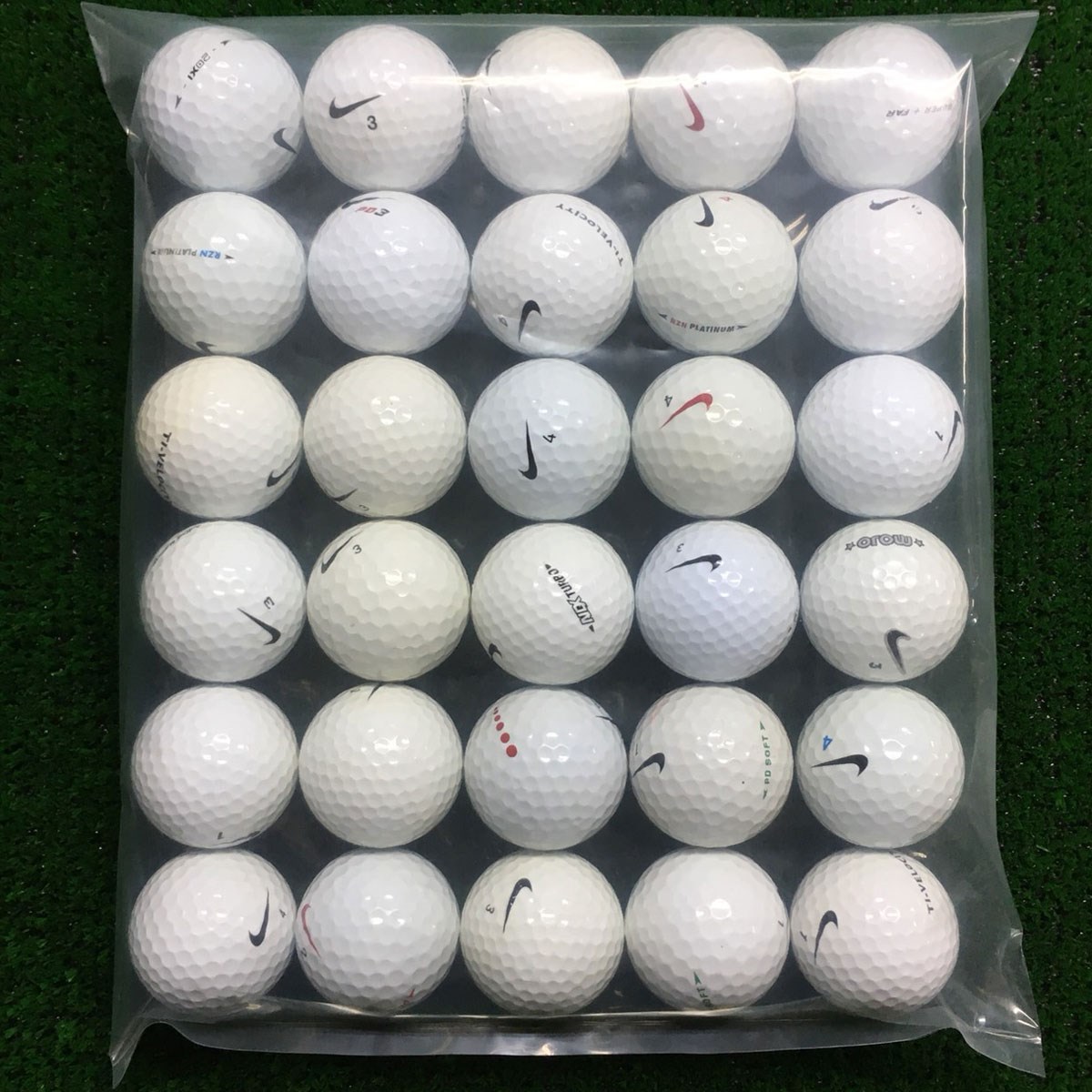 ロストボール NIKE 混合 ボール 30個セット ゴルフの大画像
