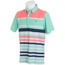 [アウトレット] [在庫限りのお買い得商品] トミー ヒルフィガー ゴルフ MULTI BORDER 半袖ポロシャツ ゴルフウェアの画像