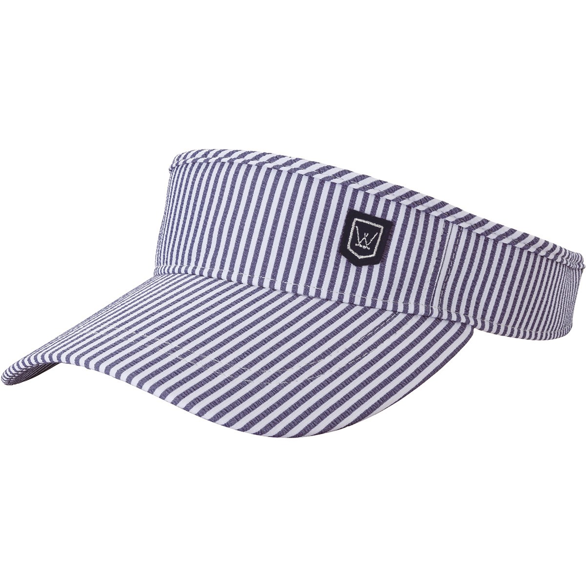 [2018年モデル] エドウイン EVALETストライプサンバイザー ゴルフウェア 帽子の大画像