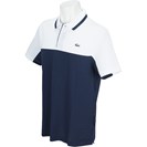 ラコステ SPORT GOLF カラーブロック テクニカルプチピケ 半袖ポロシャツ ゴルフウェア画像