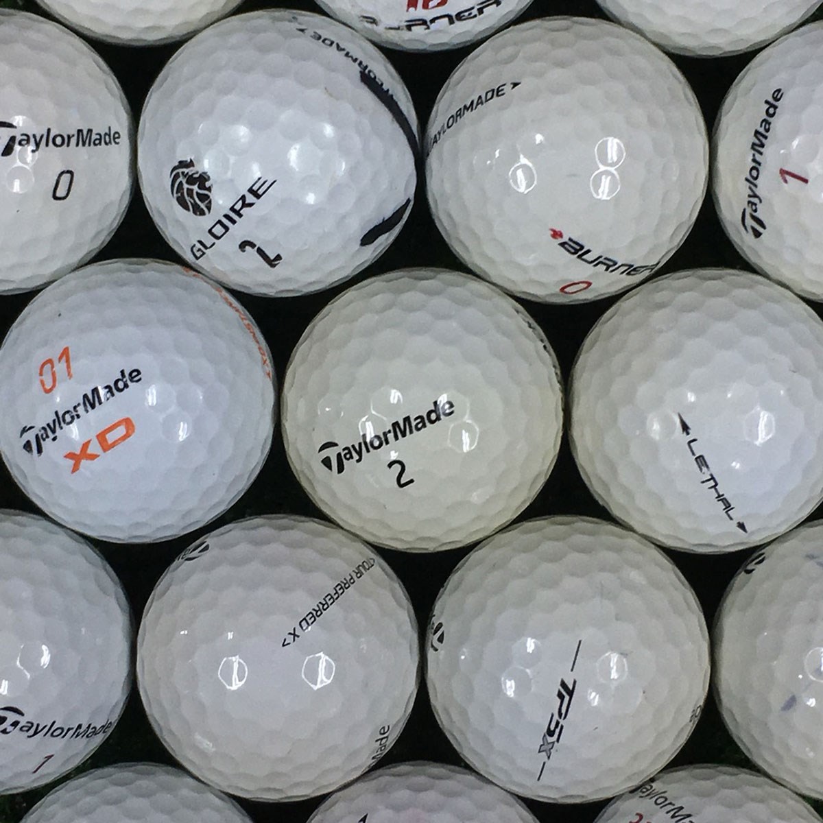 ロストボール テーラーメイド混合 練習用ボール 500個セット ゴルフの大画像