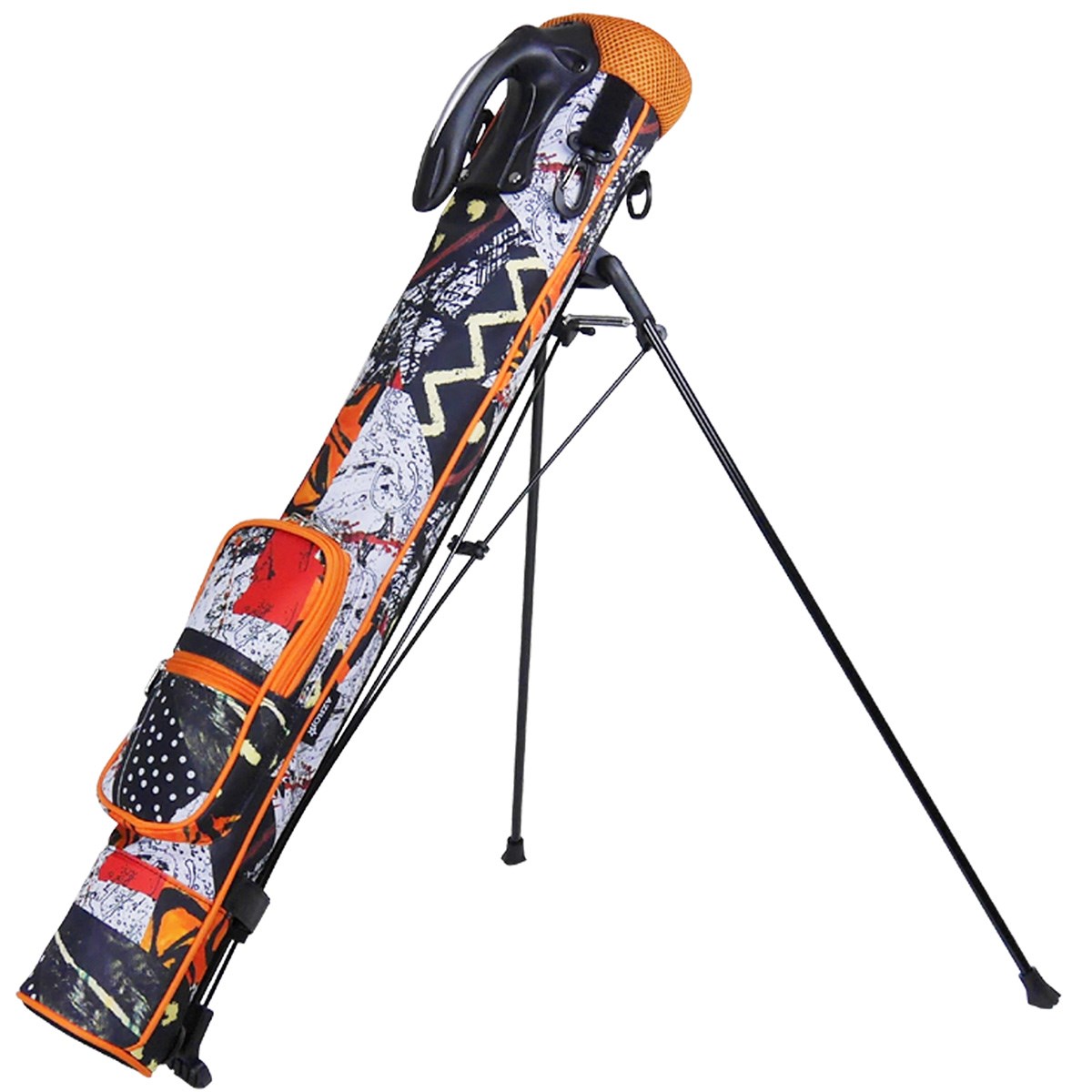 [2018年モデル] AZROF スタンドクラブケース アートオレンジ ゴルフの大画像