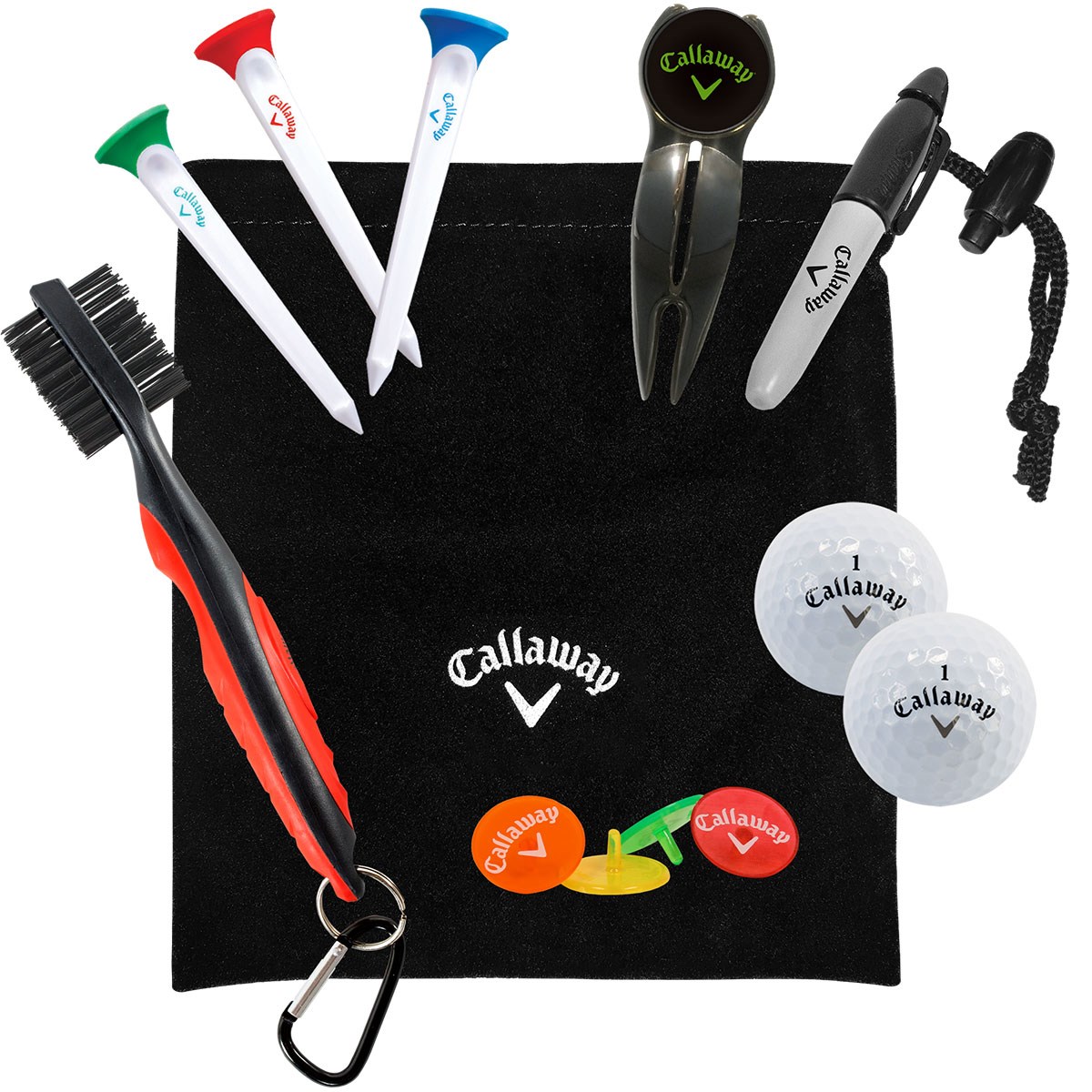dショッピング |キャロウェイゴルフ Callaway Golf スターターセット II ブラック | カテゴリ：ラウンド用品その他の販売