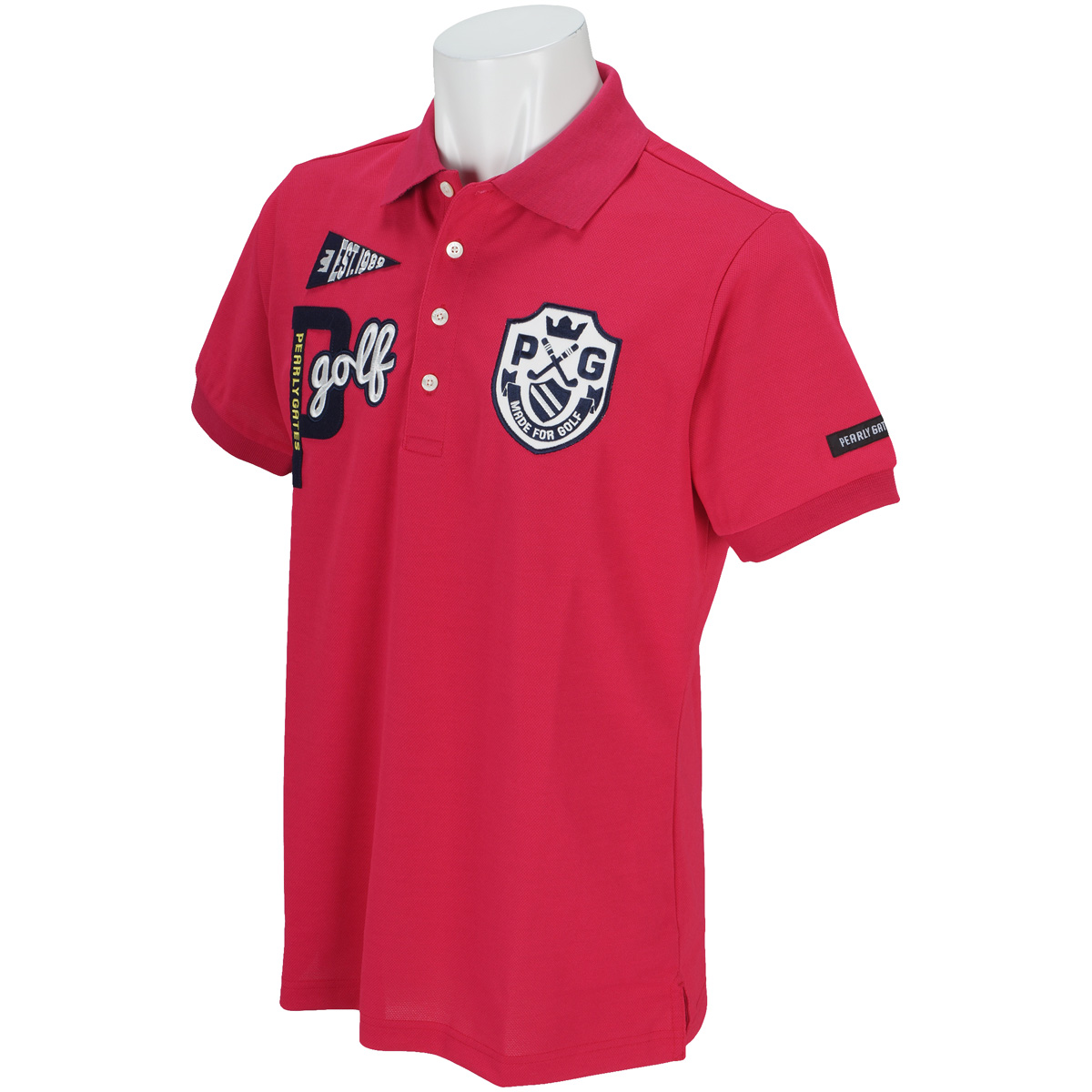 パーリーゲイツ サラクール タック鹿の子 半袖ポロシャツ