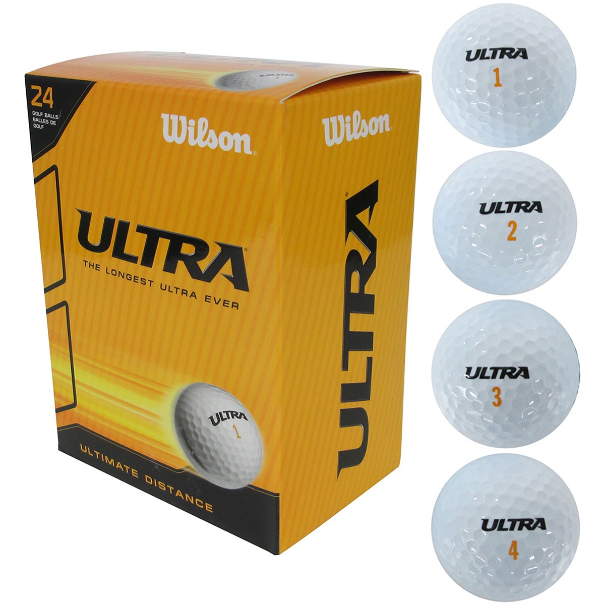 セール アウトレット Ultra ゴルフボール 24個入り 3箱セット ボール 新品 Wilson ウイルソン の通販 Gdoゴルフ ショップ