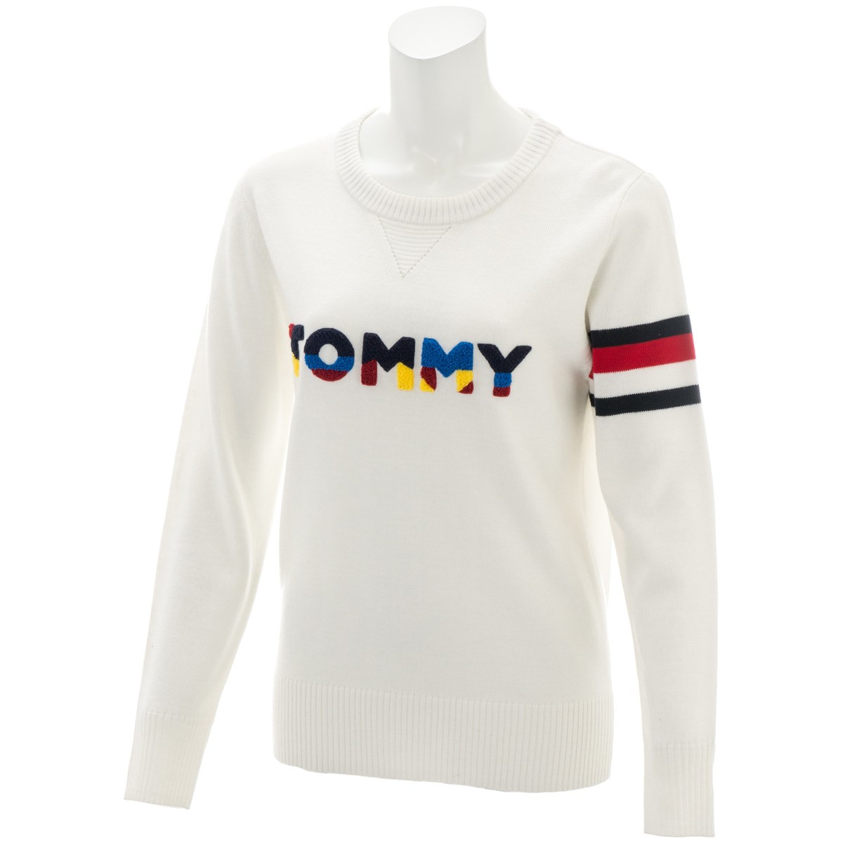 dショッピング |トミー ヒルフィガー ゴルフ TOMMY HILFIGER GOLF TOMMY ロゴ クルーネック セーター LL ホワイト 00  レディス | カテゴリ：セーター・トレーナー・ベストの販売できる商品 | GDOゴルフショップ (0521003819938)|ドコモの通販サイト