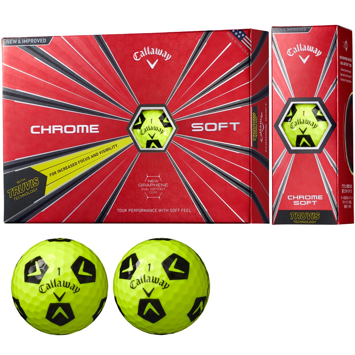 Chrome Soft Truvis ボール ホワイト ブルー キャロウェイゴルフ Chrom Soft 通販 Gdoゴルフショップ