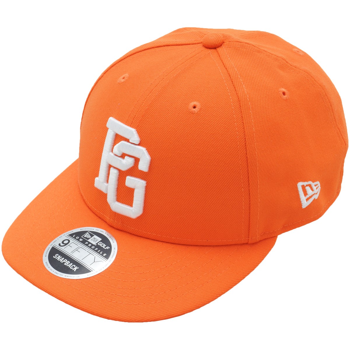 [2018年モデル] パーリーゲイツ PG×NEWERAフラットブリムキャップ ゴルフウェア 帽子の大画像