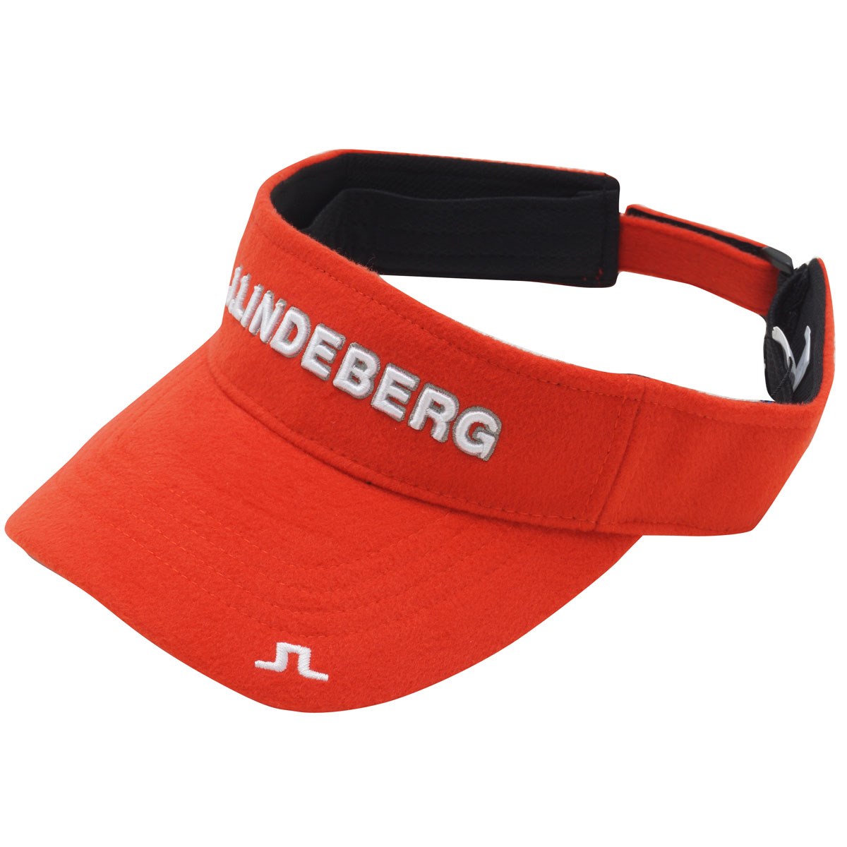 [30％OFF 2018年秋冬クリアランスセール] J.リンドバーグ ロゴサンバイザー ゴルフウェア 帽子の大画像