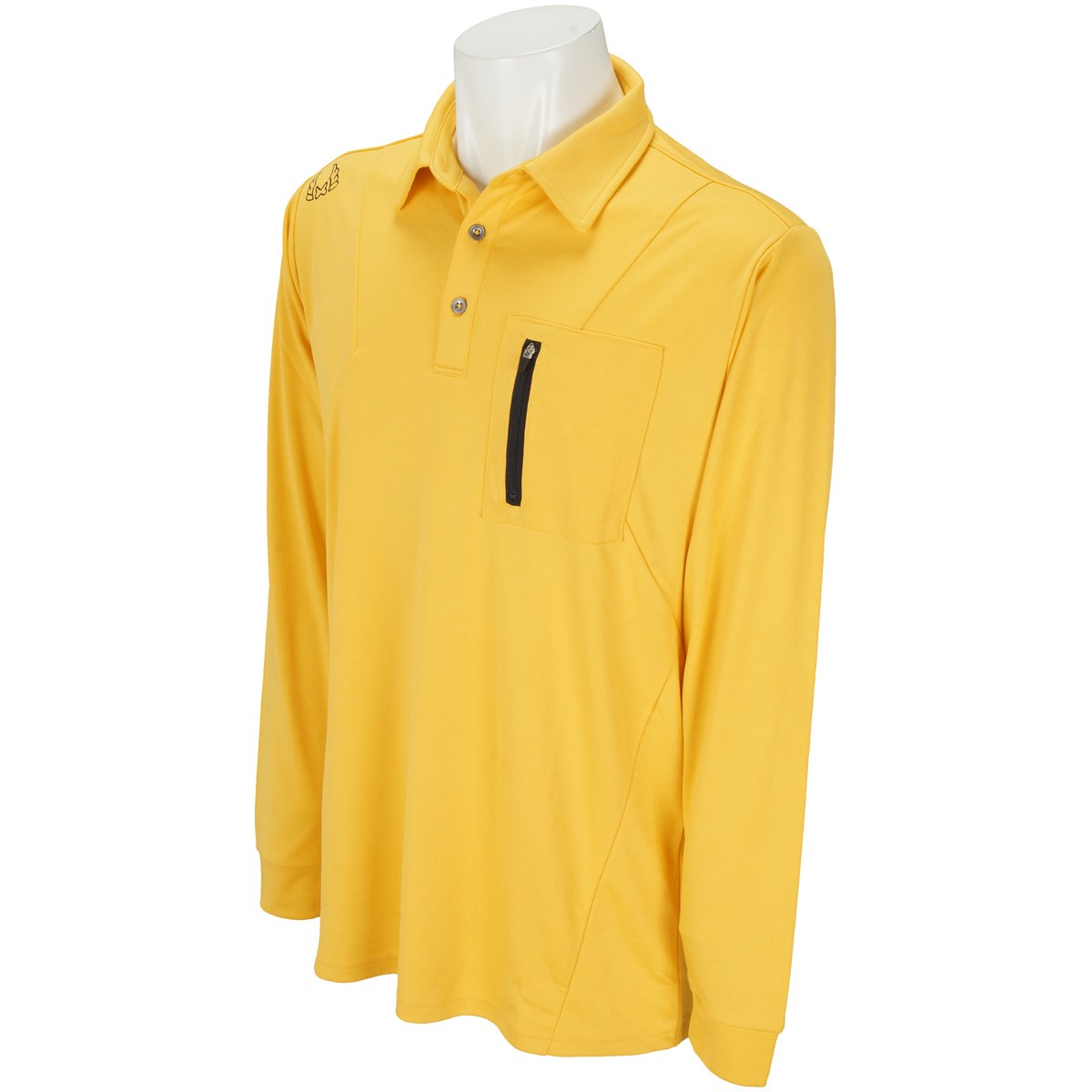  [アウトレット] [在庫限りのお買い得商品] フラットゴルフ スムース切替長袖ポロシャツ ゴルフウェア