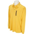 [アウトレット] [在庫限りのお買い得商品] フラットゴルフ スムース切替長袖ポロシャツ ゴルフウェア画像