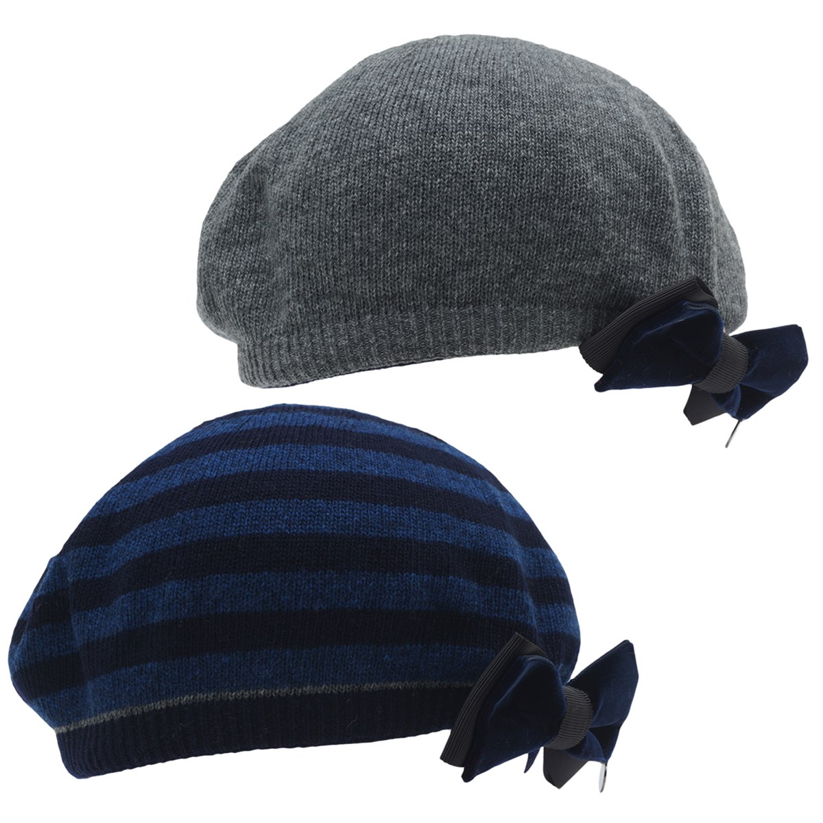 [30％OFF 2018年秋冬クリアランスセール] ランバン スポール リバーシブル ベレー帽 ゴルフウェア 帽子の大画像