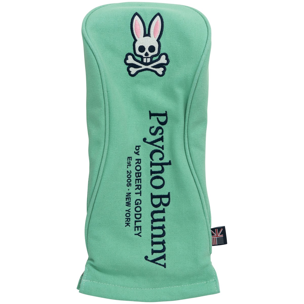 PSYCHO BUNNY キャディバッグ ホワイト/ライム　ヘッドカバー無 PSYCHO BUNNY キャディバッグ ホワイト/ライム ヘッドカバー無