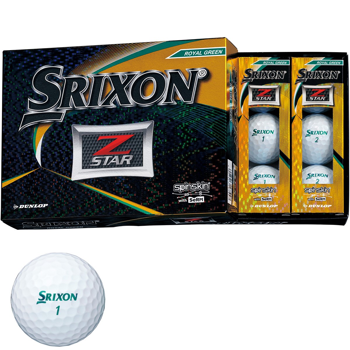 dショッピング |ダンロップ SRIXON Z-STAR ボール 5ダースセット 5 純日本製 スリクソンZSTAR ロイヤルグリーン5ダース その他