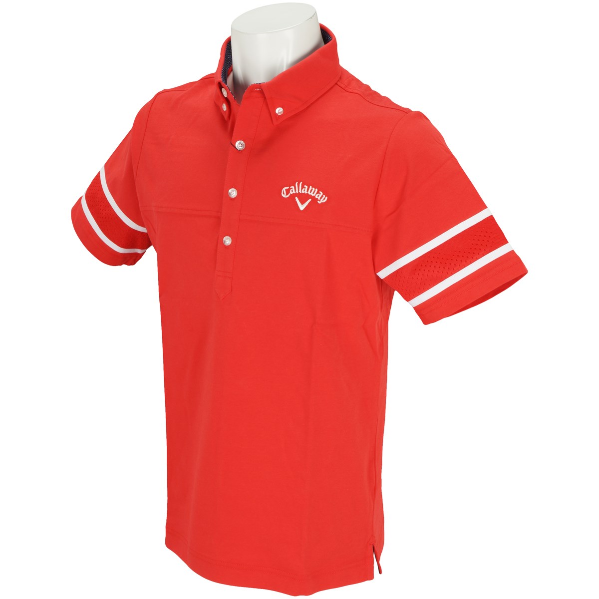 キャロウェイゴルフ(Callaway Golf) ショートボタンダウンカラー半袖ポロシャツ 