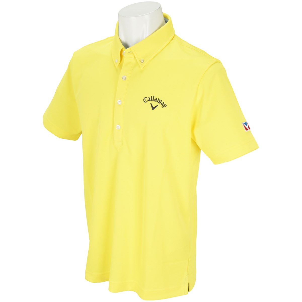 キャロウェイゴルフ(Callaway Golf) 鹿の子ボタンダウンカラー半袖ポロシャツ 