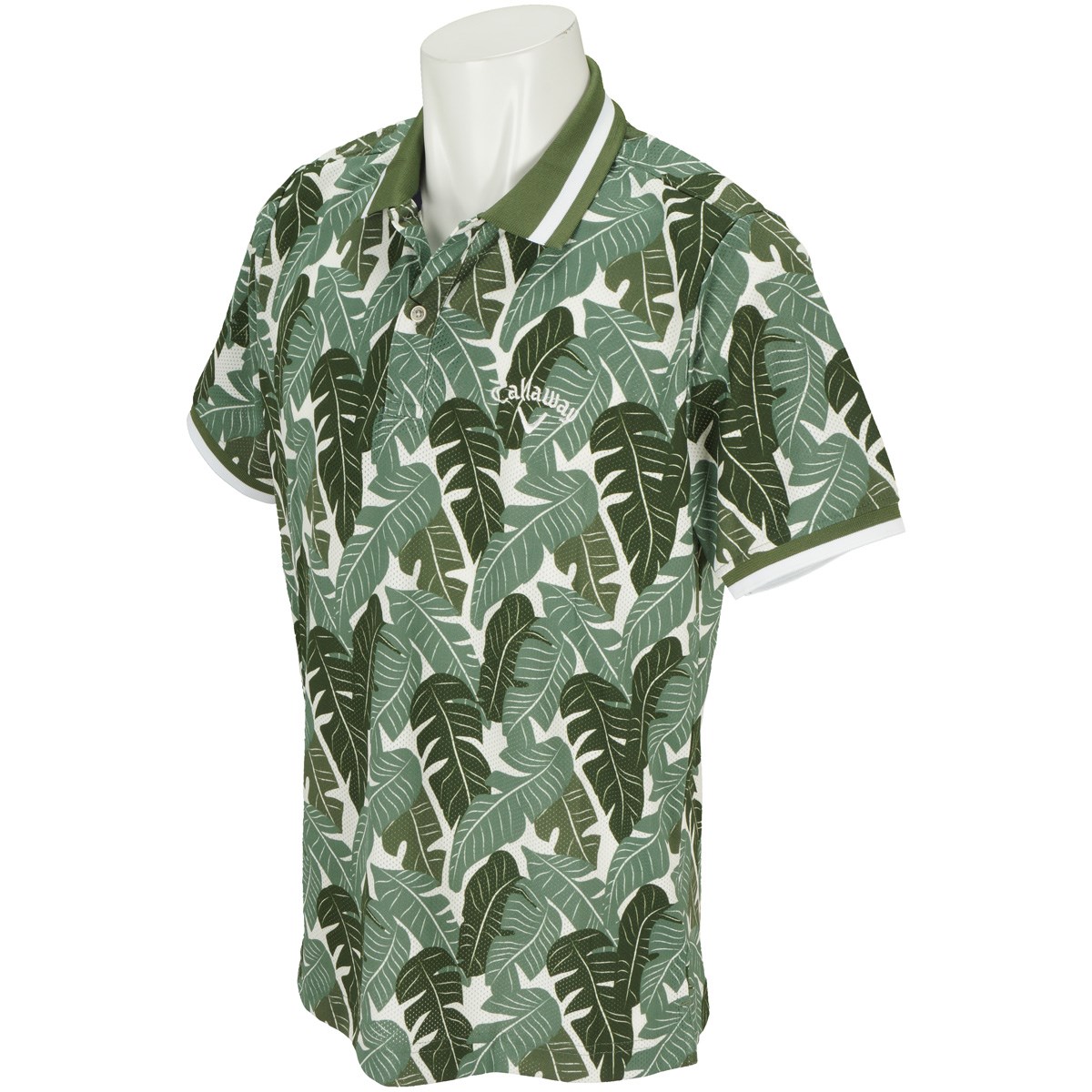 キャロウェイゴルフ(Callaway Golf) ボタニカルプリント半袖ポロシャツ 