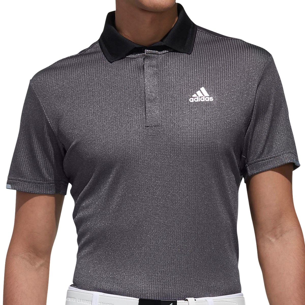 dショッピング |アディダス Adidas ヘザー 半袖ポロシャツ L ブラック | カテゴリ：ポロシャツ・シャツの販売できる商品 | GDO