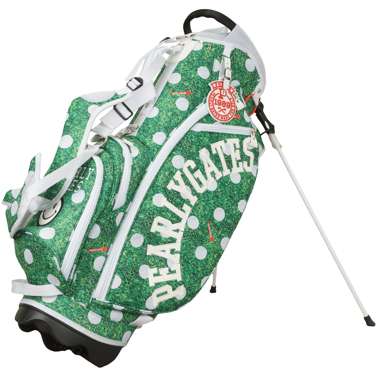 芝 ドット柄スタンドキャディバッグ パーリーゲイツ Pearly Gates 通販 Gdoゴルフショップ