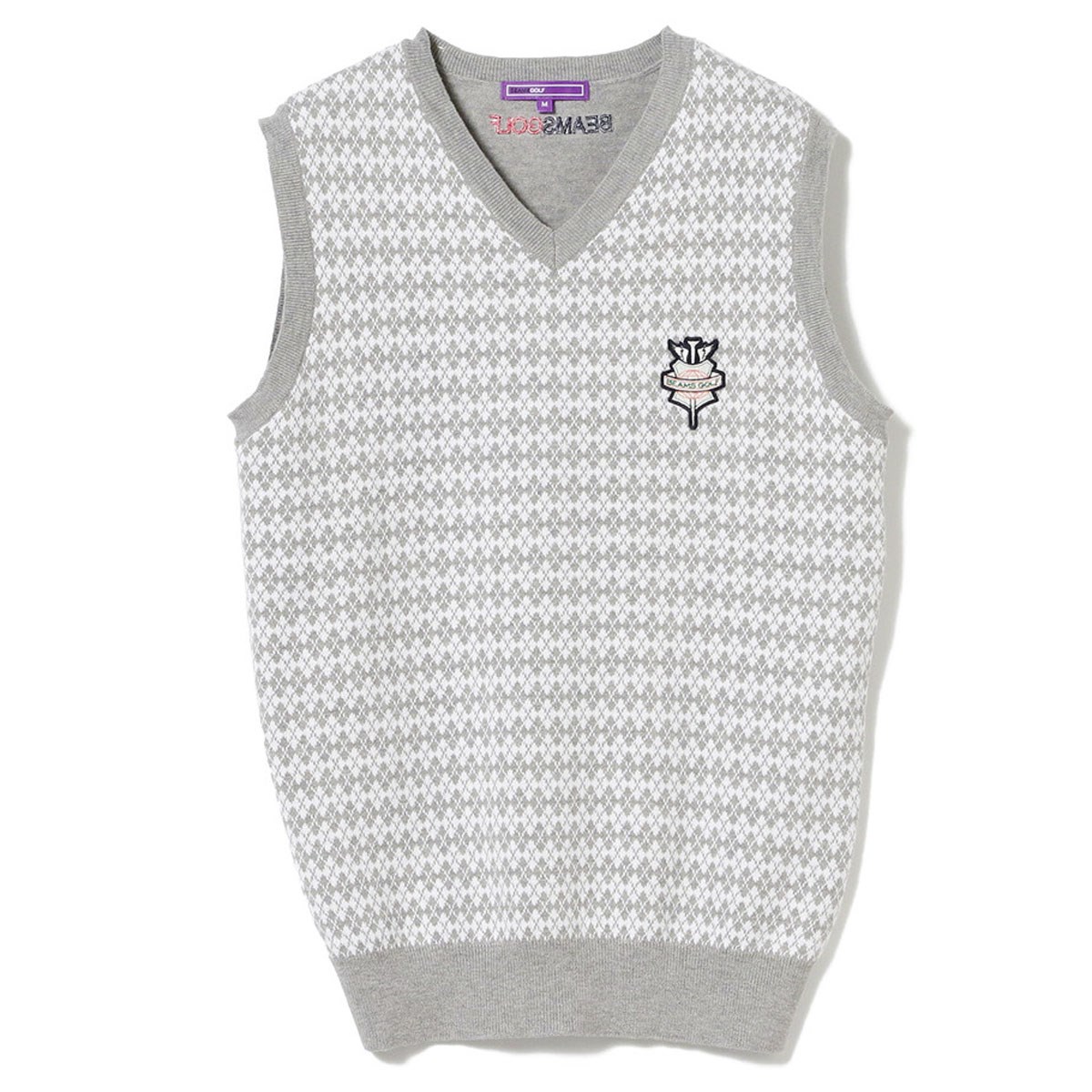 ビームスゴルフ BEAMS GOLF PURPLE LABEL アーガイル ベスト 