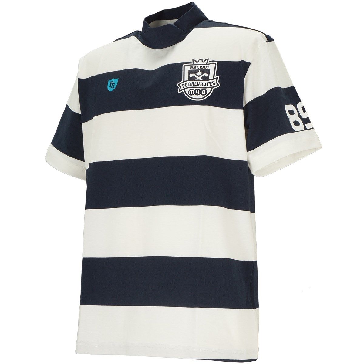 ソルディフェンダー ボーダー ハイネック半袖tシャツ パーリーゲイツ Pearly Gates 053 通販 Gdoアウトレット