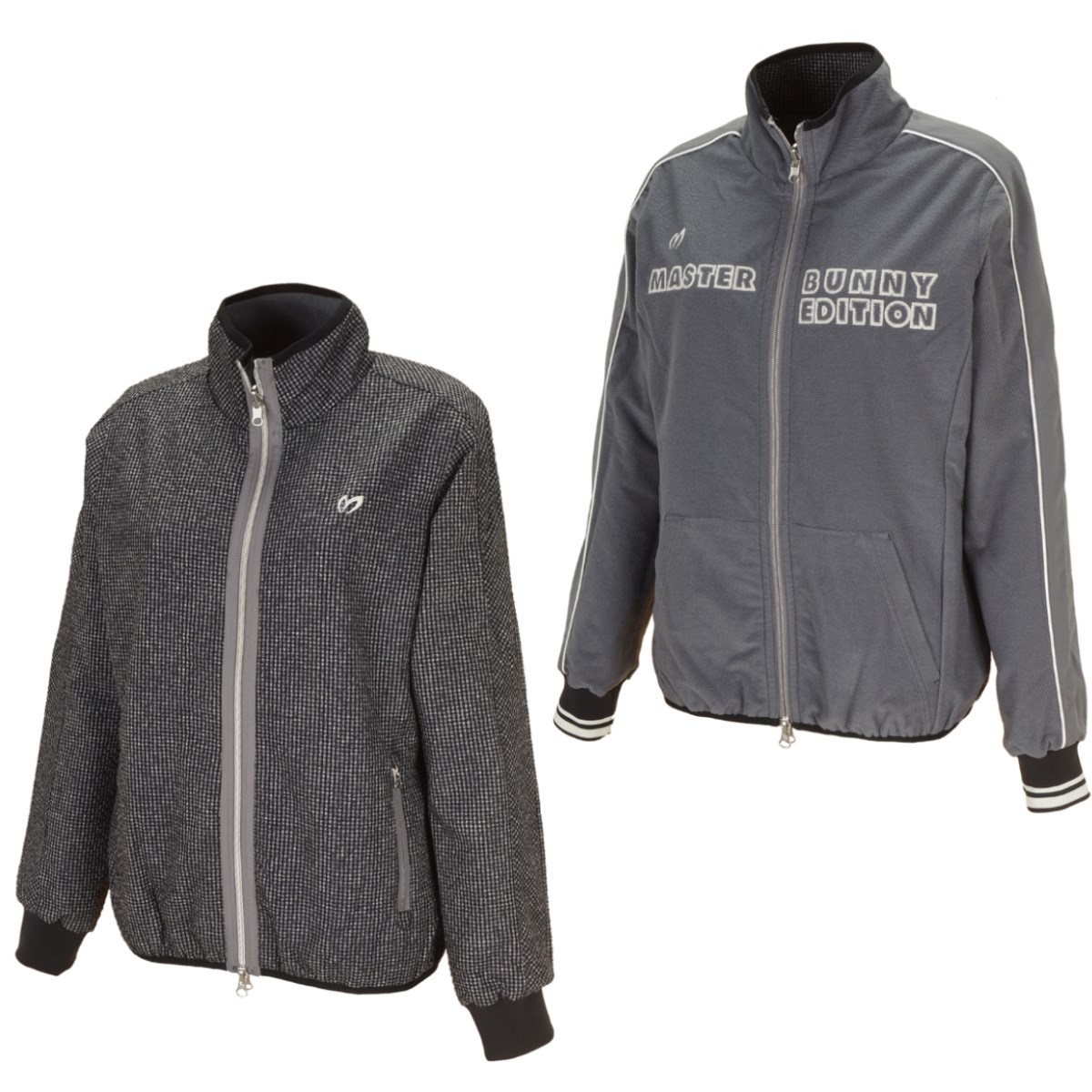 ギンガムベースtop調プリント 裏毛 リバーシブル ブルゾン レディス マスターバニーエディション Master Bunny Edition 159 通販 Gdoアウトレット