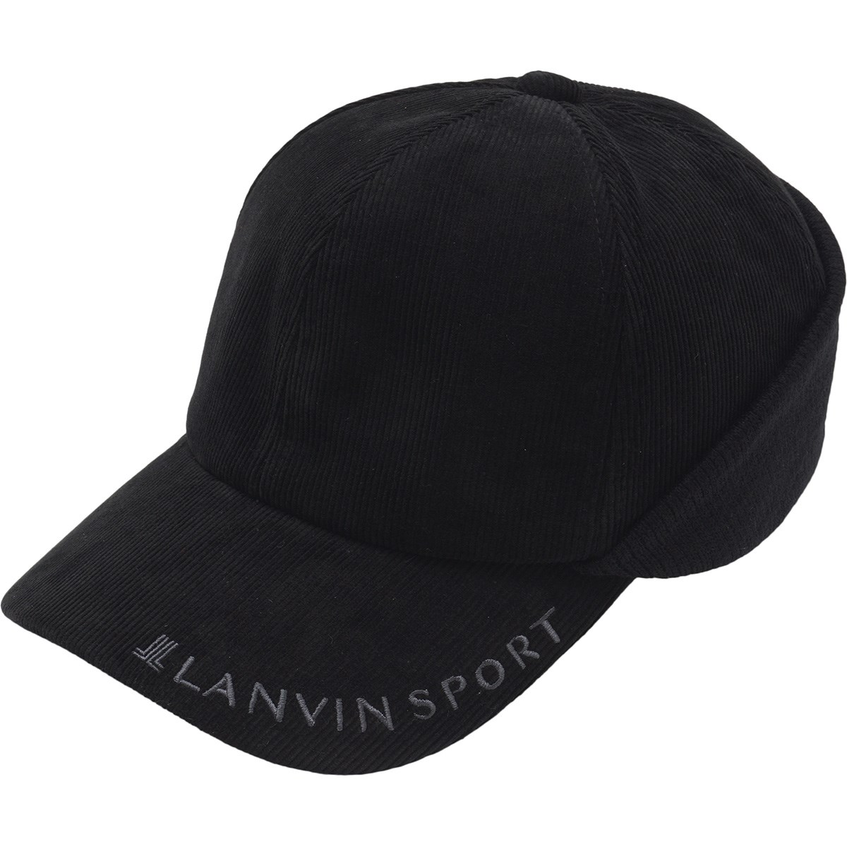 dショッピング |ランバン スポール LANVIN SPORT コーデュロイキャップ フリー ブラック 03 レディス | カテゴリ：帽子