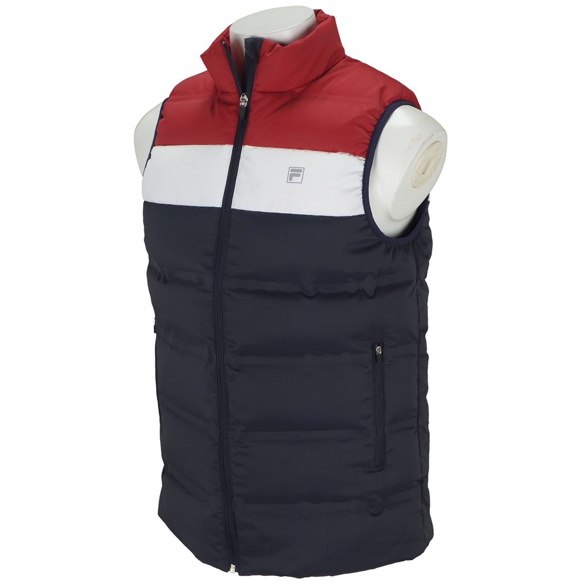 dショッピング |フィラ FILA ダウンベスト L ネイビー | カテゴリ：セーター・トレーナー・ベストの販売できる商品 | GDOゴルフショップ  (0521004342062)|ドコモの通販サイト