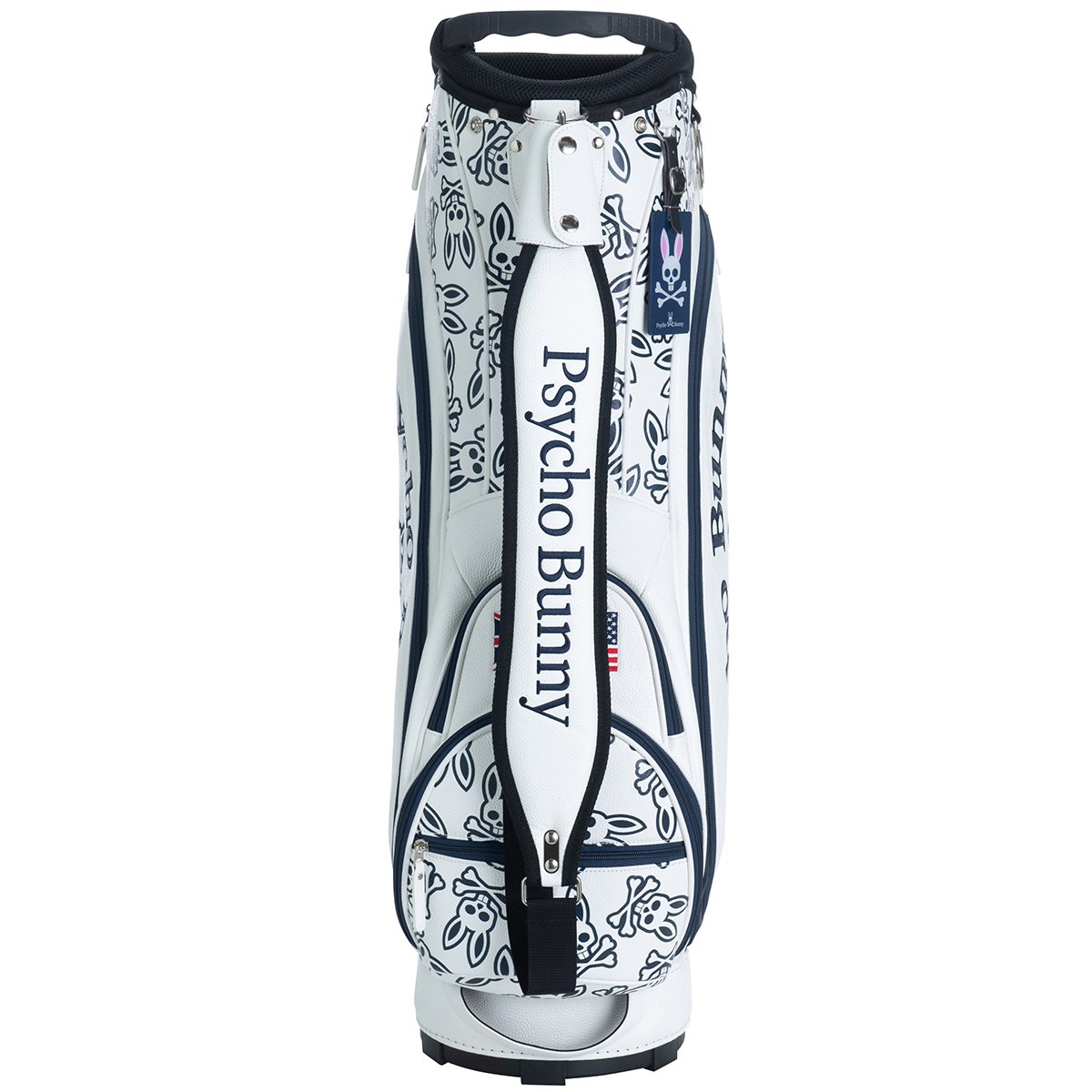 Psycho Bunny(サイコバニー) キャデイバッグ MONOGRAM ネイビー