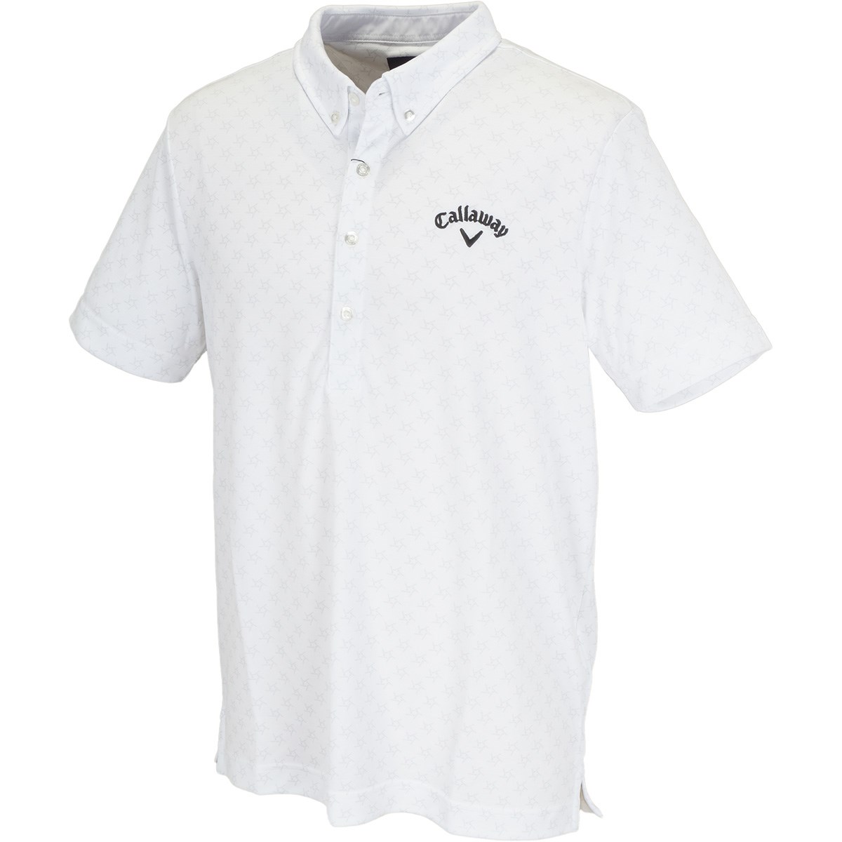 キャロウェイゴルフ(Callaway Golf) ボタンダウン 肌ドライPPクラブスター カラー半袖ポロシャツ 