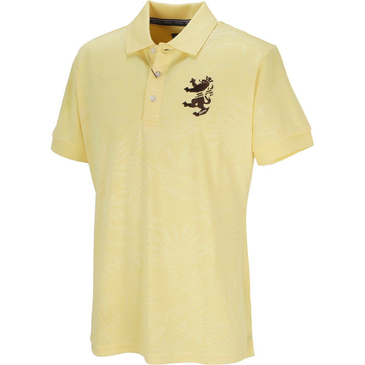 dショッピング |アドミラル Admiral リーフエンボス 半袖ポロシャツ XL イエロー 70 | カテゴリ：ポロシャツ・シャツの販売