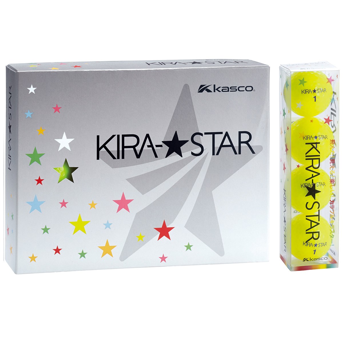 キャスコ KIRA KIRA STAR 2 ボール 1ダース(12個入り) イエロー