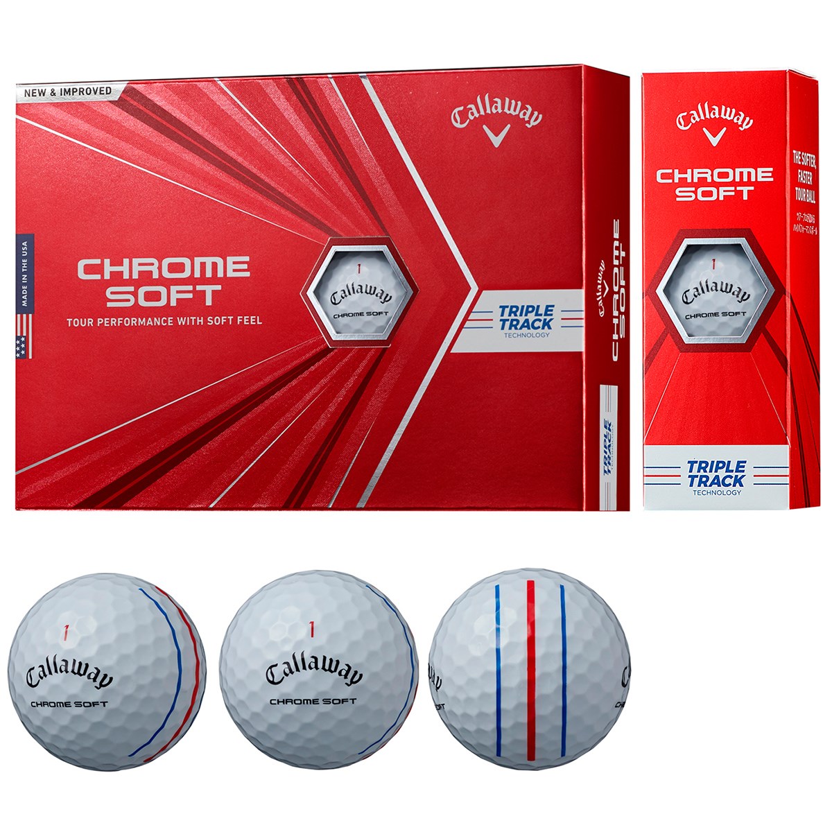 Dショッピング キャロウェイゴルフ Chrom Soft Chrome Soft ボール 1ダース 12個入り ホワイト トリプルトラック カテゴリ ゴルフボールの販売できる商品 Gdoゴルフショップ ドコモの通販サイト
