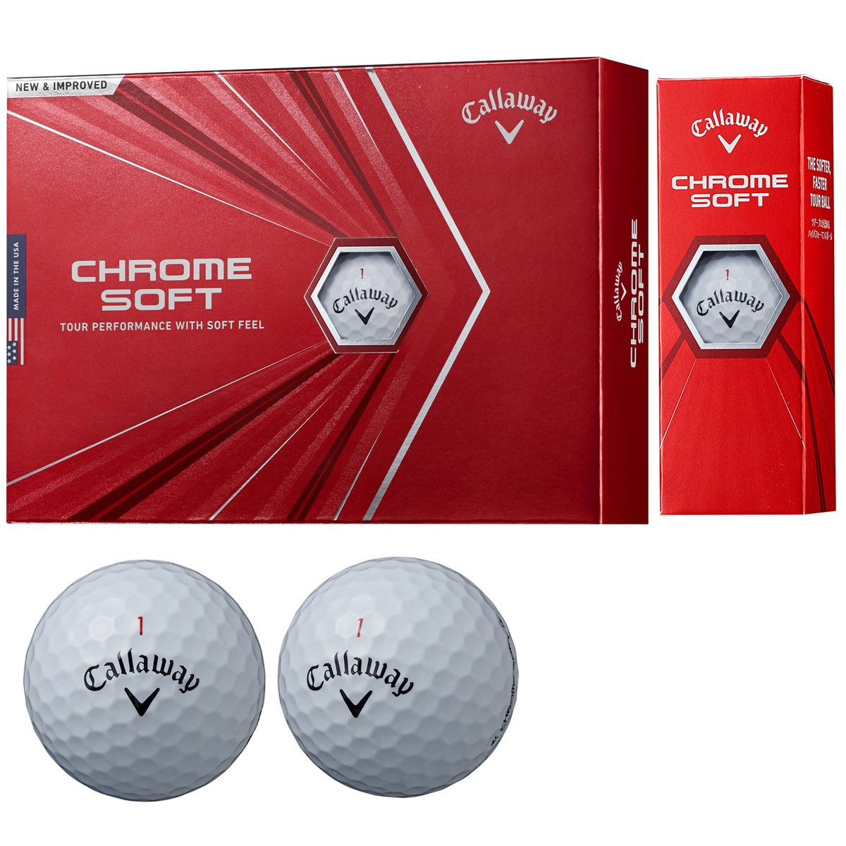 キャロウェイゴルフ(Callaway Golf) CHROME SOFT ボール 