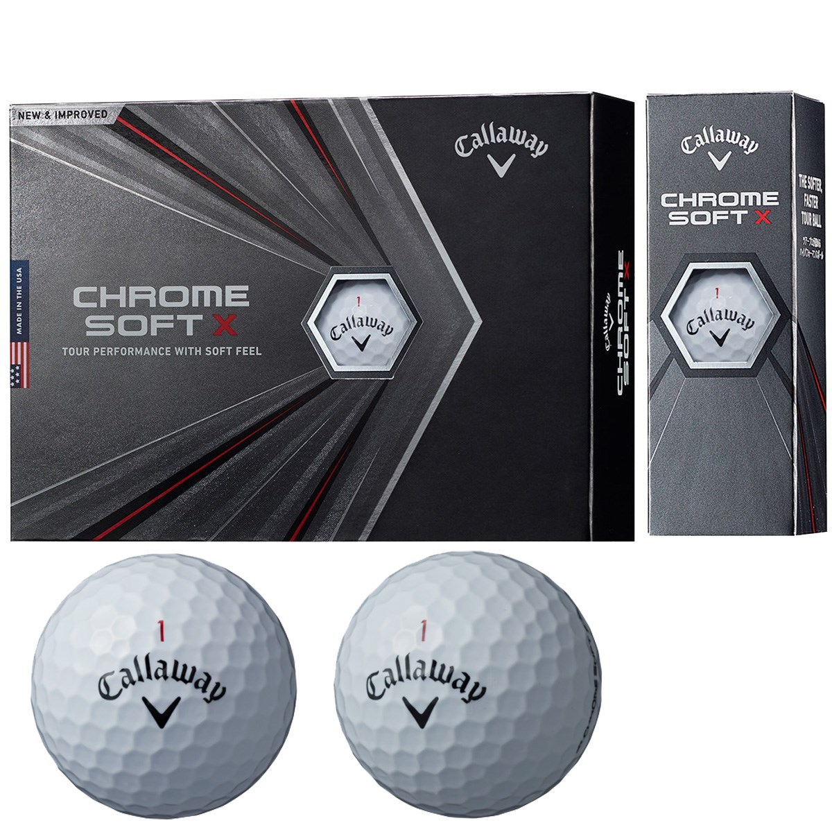 キャロウェイゴルフ(Callaway Golf) CHROME SOFT X ボール 