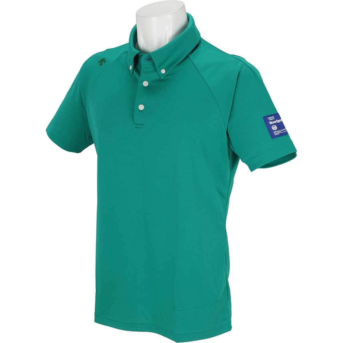 デサントゴルフ(DESCENTE GOLF) シャドーボーダー ボタンダウン半袖ポロシャツ 