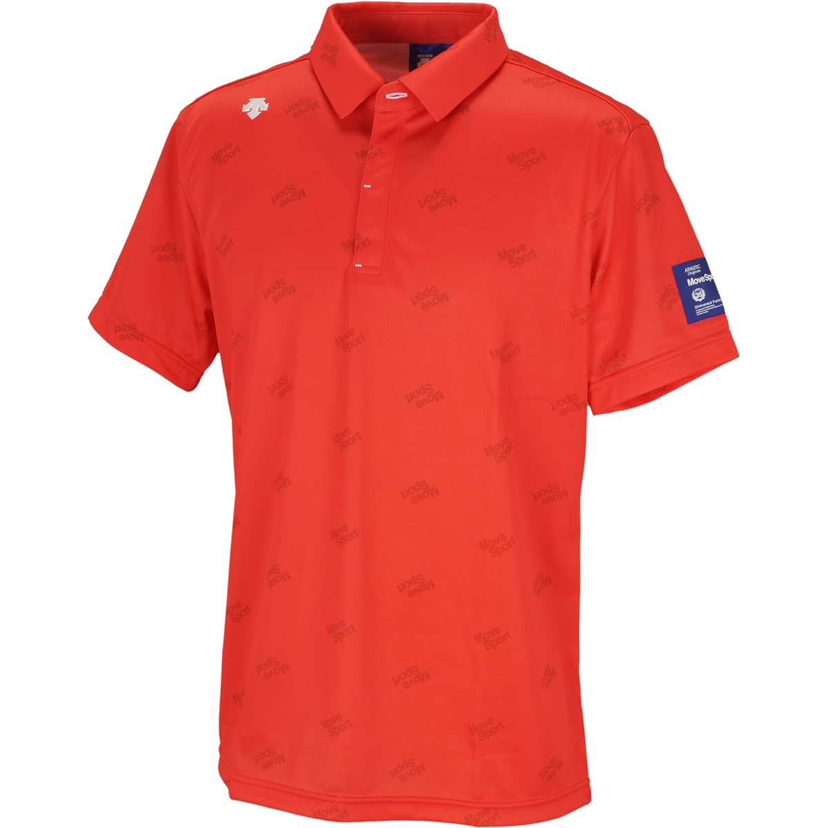 デサントゴルフ(DESCENTE GOLF) ロゴプリントリバースメッシュ 半袖ポロシャツ 