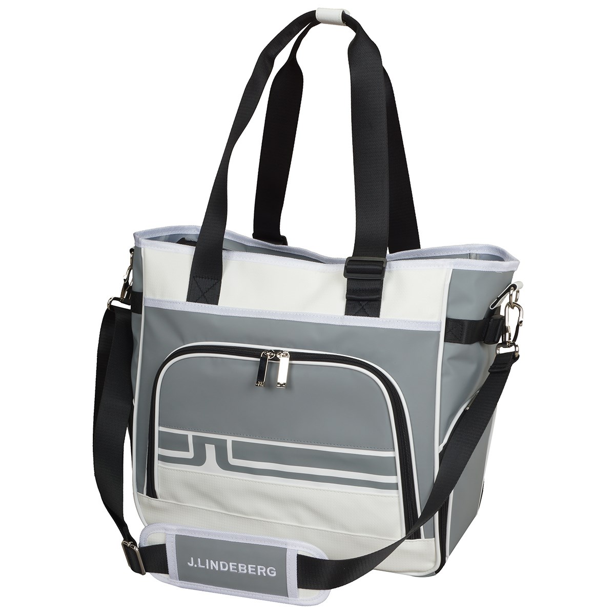 J.LINDEBERG グレー トートバッグ レザートート ダークグレー – HushTug