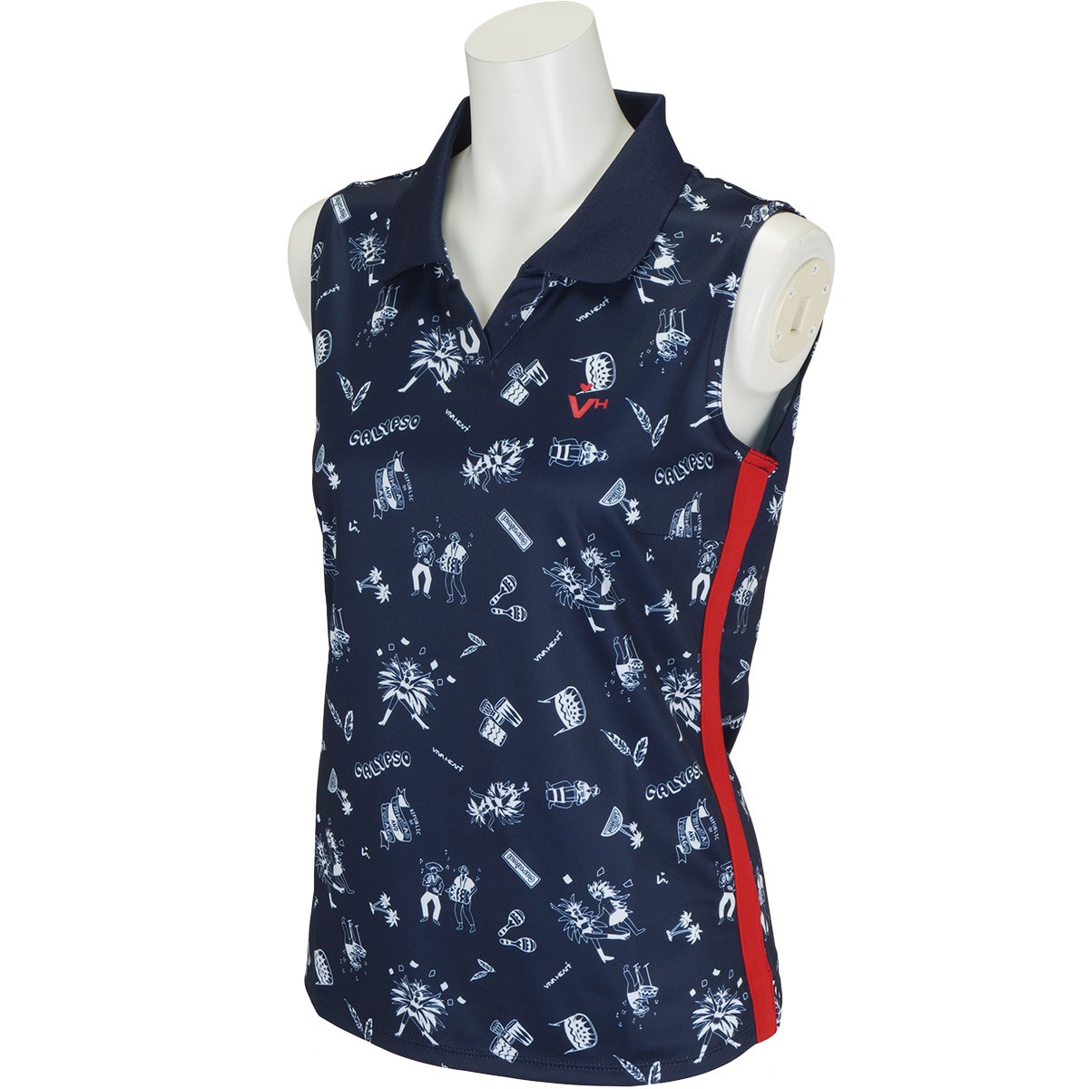 Monoカーニバルプリント Backmesh ノースリーブシャツ レディス ビバハート Viva Heart 012 通販 Gdoアウトレット